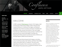 Tablet Screenshot of confluence-poetryandmusic.com
